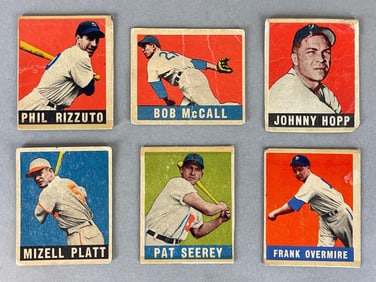 1948 Leaf Phil Rizzuto and 5 others