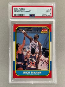 1986 Fleer Benoit Benjamin #8 PSA 9 Set Break
