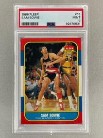 1986 Fleer Sam Bowie #13 PSA 9 Set Break