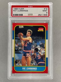 1986 Fleer Pat Cummings #19 PSA 9 Set Break