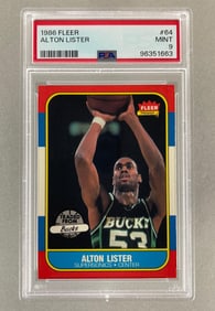 1986 Fleer Alton Lister #64 PSA 9 Set Break