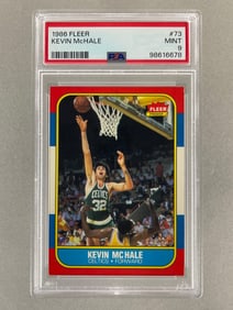 1986 Fleer Kevin McHale #73 PSA 9 Set Break