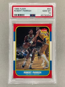 1986 Fleer Robert Parrish #84 PSA 10 Set Break