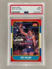 1986 Fleer Jeff Ruland #96 PSA 9 Set Break