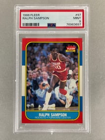 1986 Fleer Ralph Sampson #97 PSA 9 Set Break