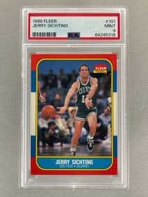 1986 Fleer Jerry Sichting #101 PSA 9 Set Break