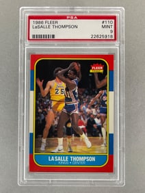 1986 Fleer Lasalle Thompson #110 PSA 9 Set Break