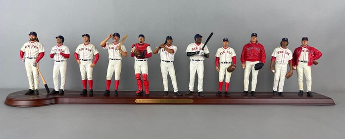 Danbury Mint 2004 Boston Red Sox Team Statue Set