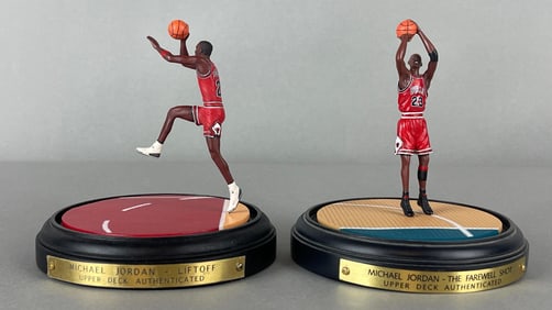 2 - 1999 Upper Deck Tribute Michael Jordan 1/24 Scale Sculptures with COA