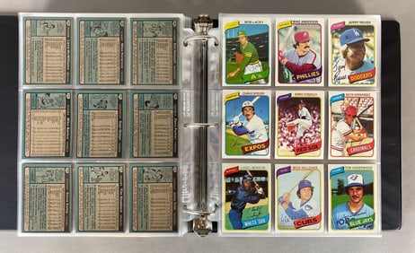 1980 Topps Baseball Complete High-Grade Set