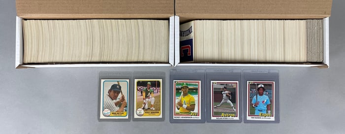 1981 Donruss and Fleer Baseball Comlpete Sets - Some Errors