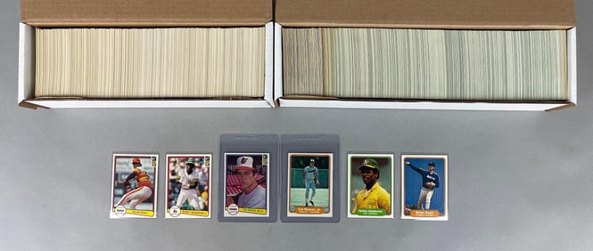 1982 Donruss and Fleer Baseball Complete Sets