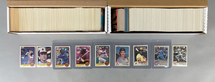 1983 Donruss and Fleer Baseball Complete Sets
