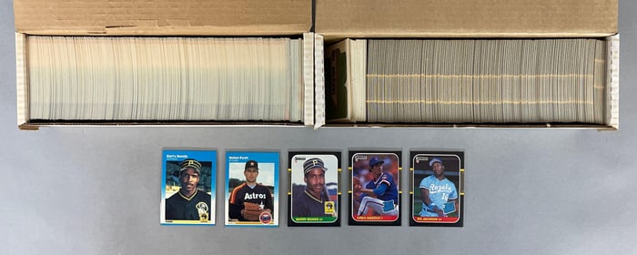 1987 Donruss and Fleer Baseball Complete Set