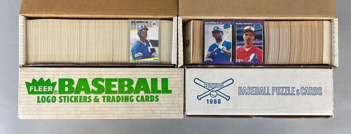 1988 and 89 Fleer and Donruss Baseball Complete Sets