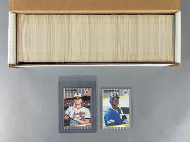 1989 Fleer Baseball Master Set with Bill Ripken F-Face and All-Star Set