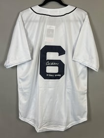 Al Kaline Signed Detroit Tigers Jersey with Inscription