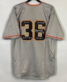 Gaylord Perry Signed San Francisco Giants Jersey with Inscription
