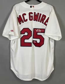 Mark McGwire Signed St. Louis Cardinals Jersey with PSA COA