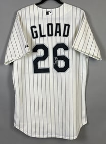 2004 Ross Gload Signed Game Used Chicago White Sox Jersey