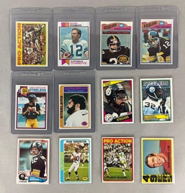 12 - 1972 - 83 Topps Football HOFs High-Grade Cards