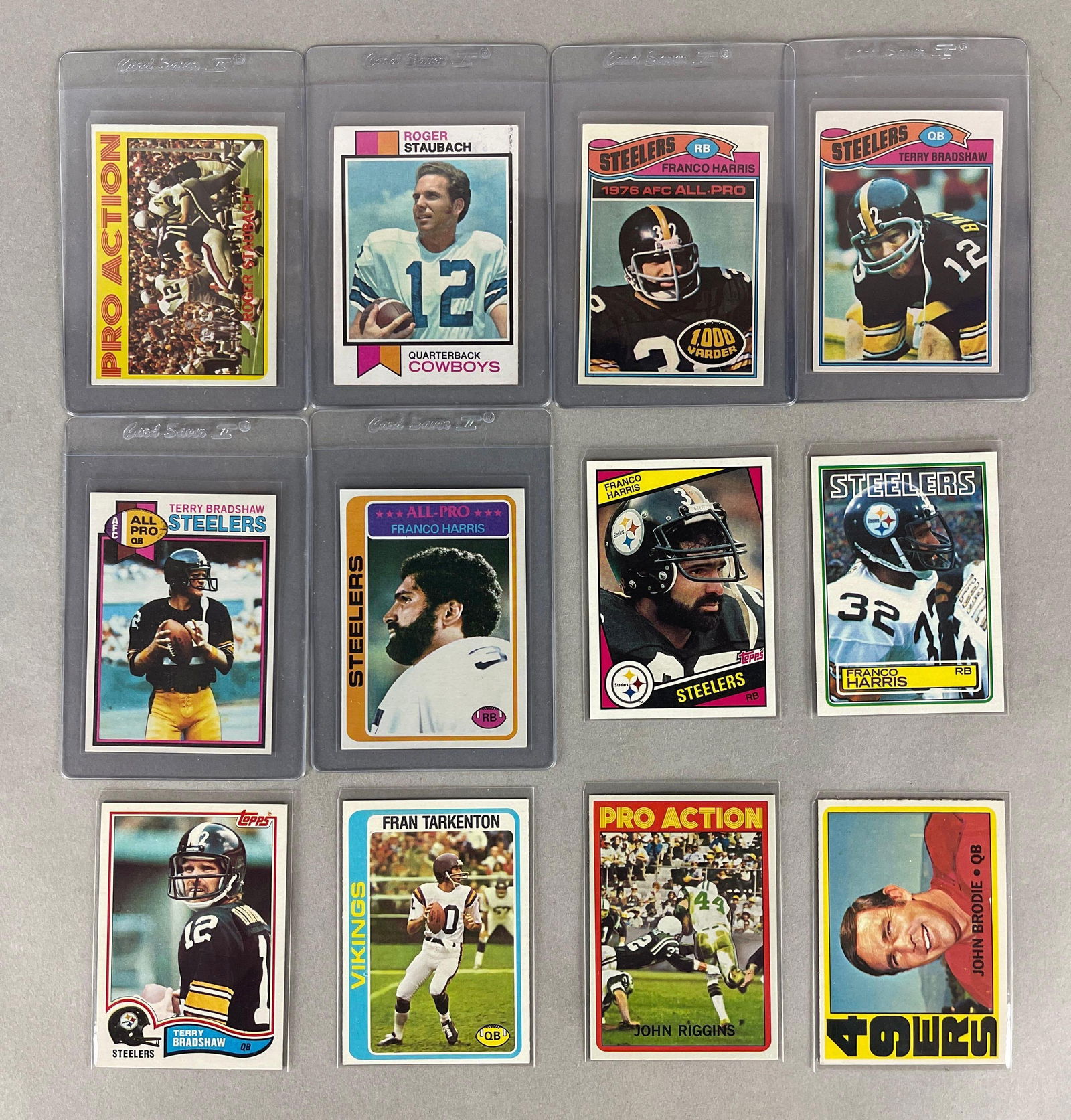 12 - 1972 - 83 Topps Football HOFs High-Grade Cards (1 of 2)
