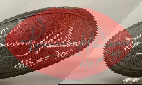 Tommy McDonald Signed Official NFL The Duke Wilson Football with Inscription and COA