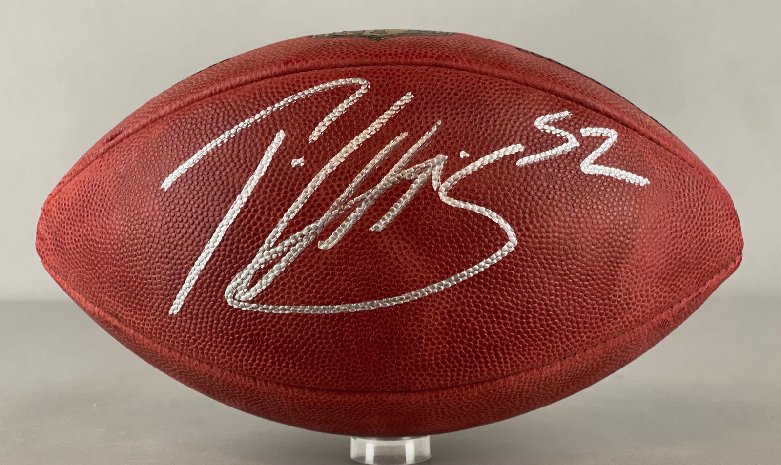 Patrick Willis Signed Official NFL The Duke Wilson Football (1 of 4)