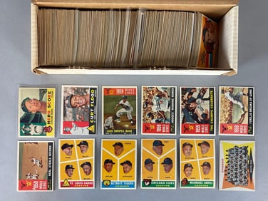 450+ 1960 Topps Baseball Cards with HOFs, Stars, and Rookies
