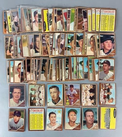 230+ 1962 Topps Baseball Cards with Stars. Green Tint, and Rookies
