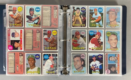 450+ 1969 Topps Baseball Cards with High Numbers and Rookies