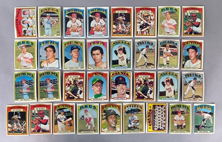 30+ 1972 Topps Baseball High Number Cards