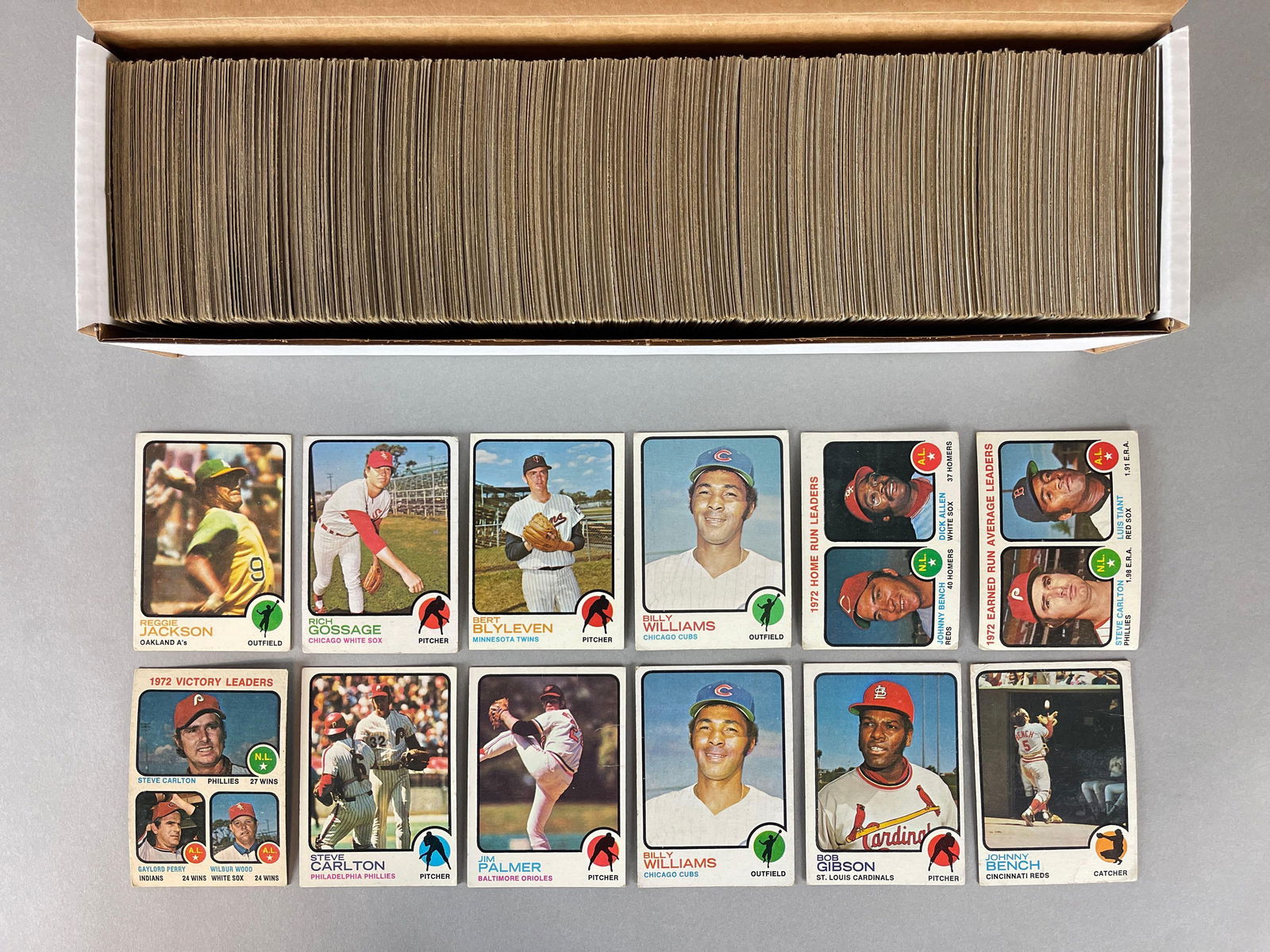 700+ 1973 Topps Baseball Cards with HOFs, Rookies, and High Numbers (1 of 3)
