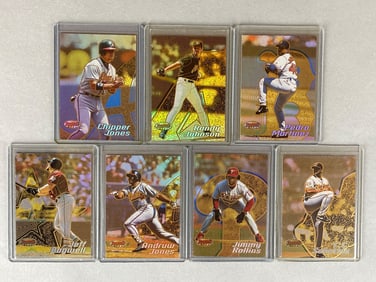 7 - 2002 Bowmans Best Baseball Gold Refractor HOFs and Stars /50