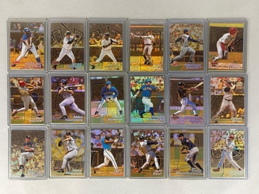 18 - 2002 Bowmans Best Gold Insert Cards /50 with HOFs