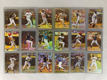 18 - 2002 Bowmans Best Gold Insert Cards with HOFs