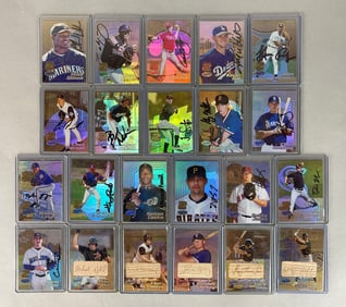 22 - 2002 Bowman Best Gold Insert Rookie Autos and Bats
