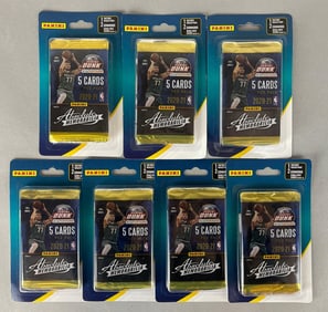 7 - 2020 - 21 Absolute Memorabilia Basketball Blister packs