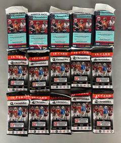 4 - 2021 Chronicles Football Hanger Packs + 10 - Chronicle Draft Picks Value Packs