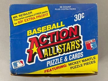 1983 Donruss Baseball Action All-Star Unopened Wax Box
