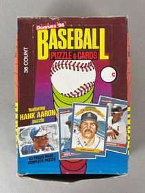 1986 Donruss Unopened Wax Box