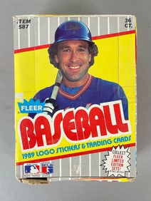 1989 Fleer Baseball unopened Wax Box