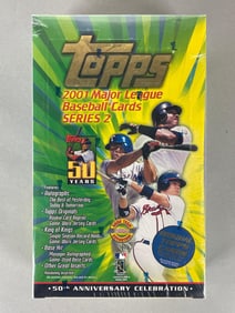 2001 Topps Baseball Series 2 Jumbo Pack Home Team Advantage Factory Sealed Box