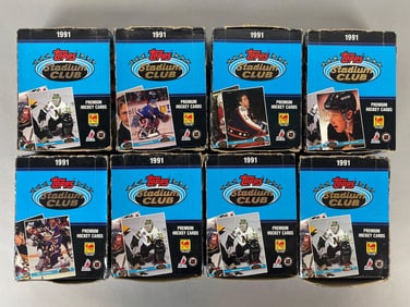 8 - 1991 Stadium Club Hockey Unopened Boxes