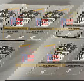 5 - 1990 Pro Set Golf Boxes - Contains 20 Sets