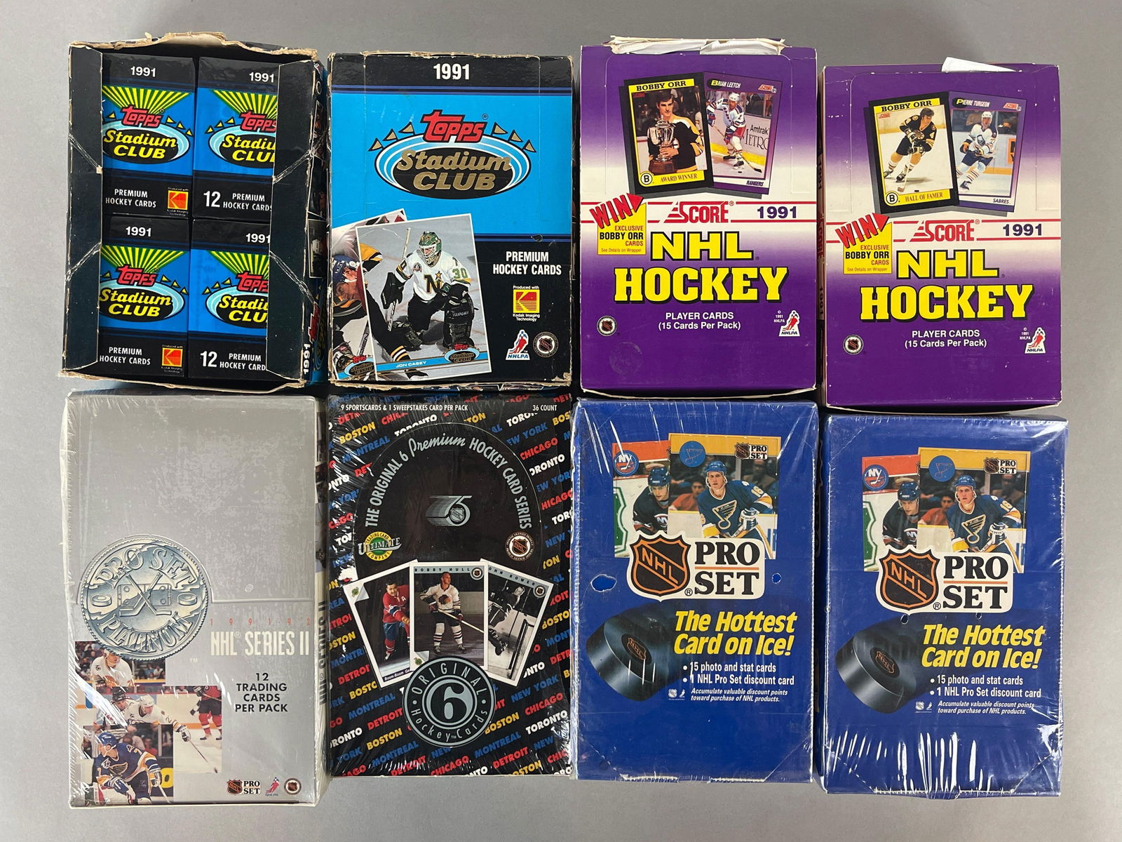 8 - 1990 and 92 Score, Pro Set, Stadium Club, Pro Set Platinum (1 of 3)