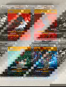 4 - 2003 Topps Finest Gold X-Factor Baseball Cards /199 Sealed