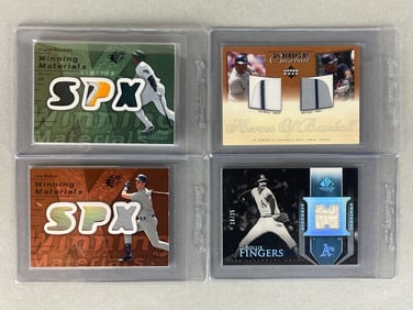 4 - 2001 - 07 Upper Deck Baseball HOFs Jersey Cards