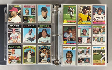 540+ 1960s - 80s Baseball HOFs, Stars, and Rookies