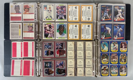 1981 Topps an Fleer Baseball Sticker Sets + 5 - 1983 - 86 Donruss Sets